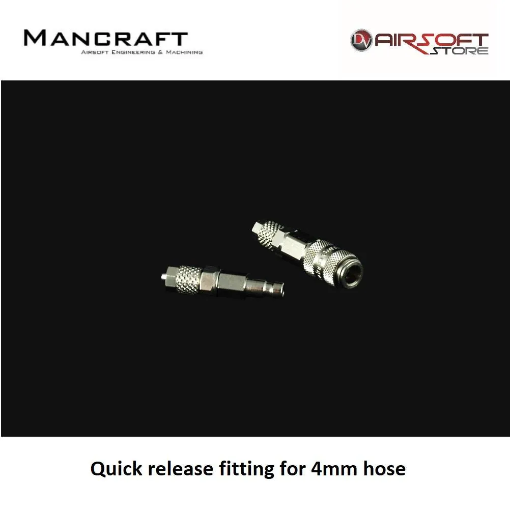 Quick release fitting for 4mm hose