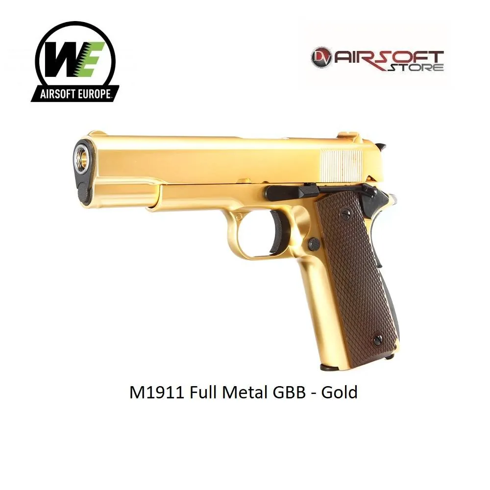 [2100000028757] M1911 Full Metal GBB - Gold
