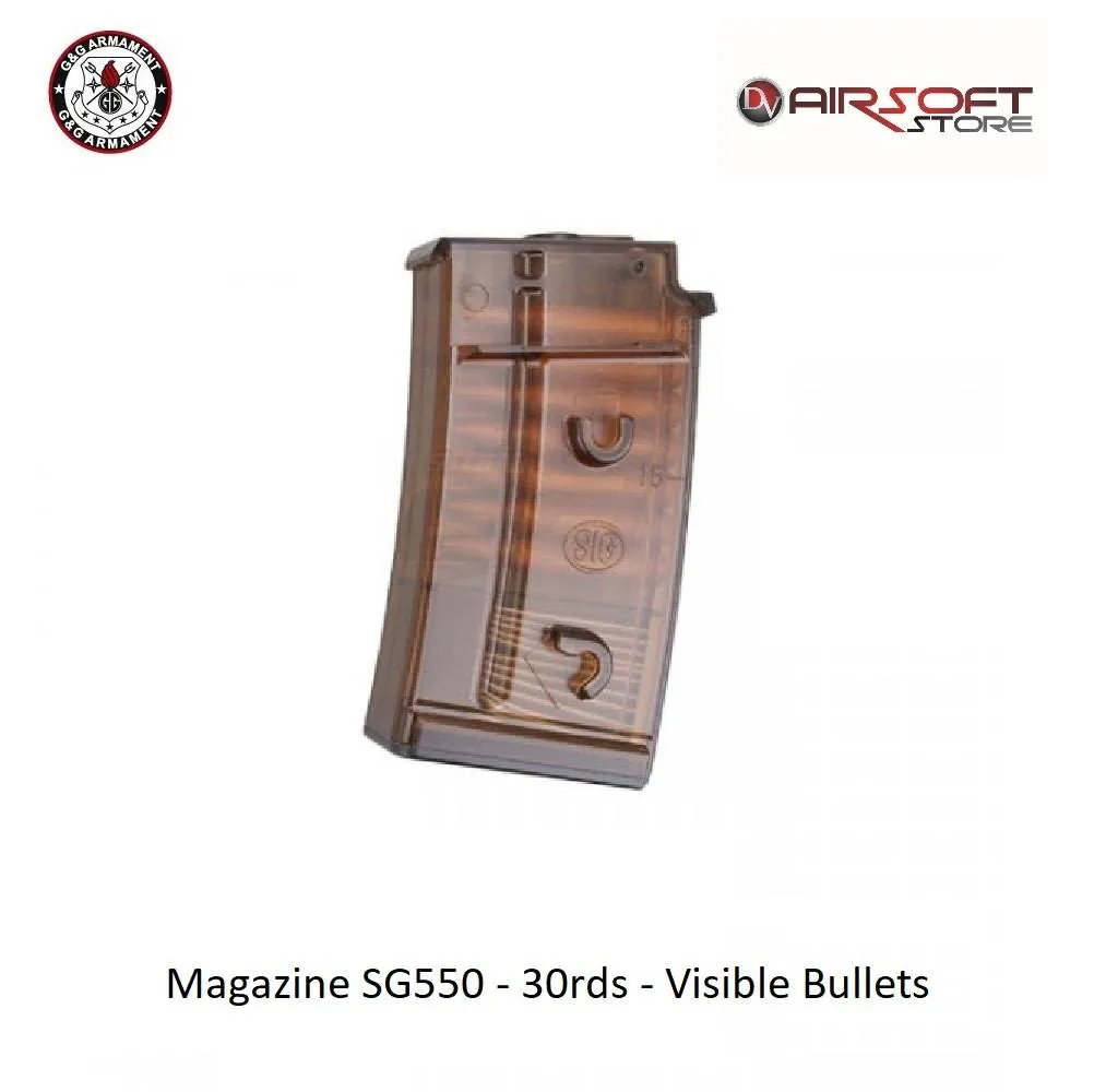 Magazine SG550 - 30rds - Visible Bullets