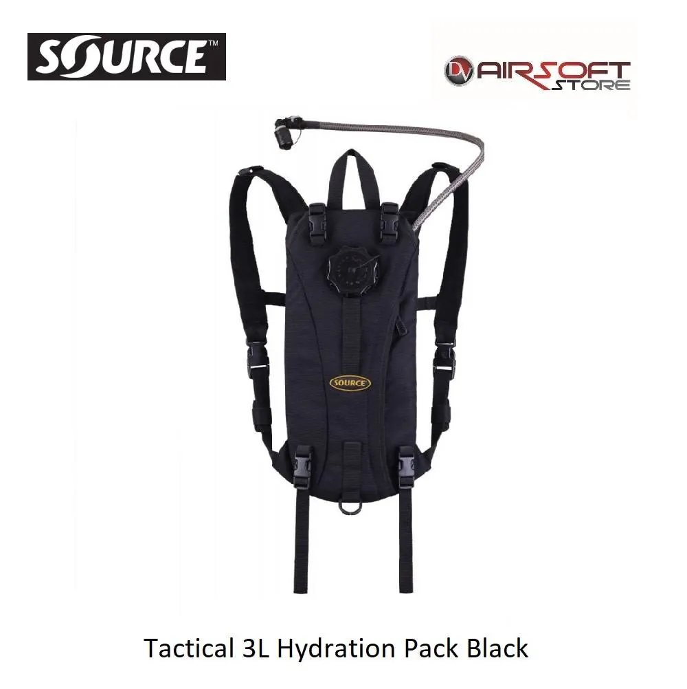 [2100000030712] Tactical 3L Hydration Pack Black