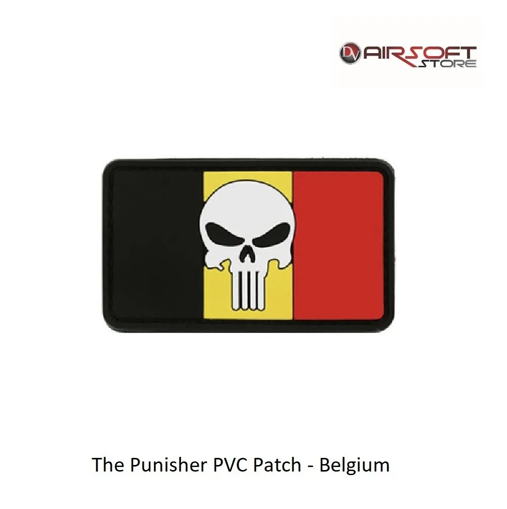 The Punisher PVC Patch - Belgium
