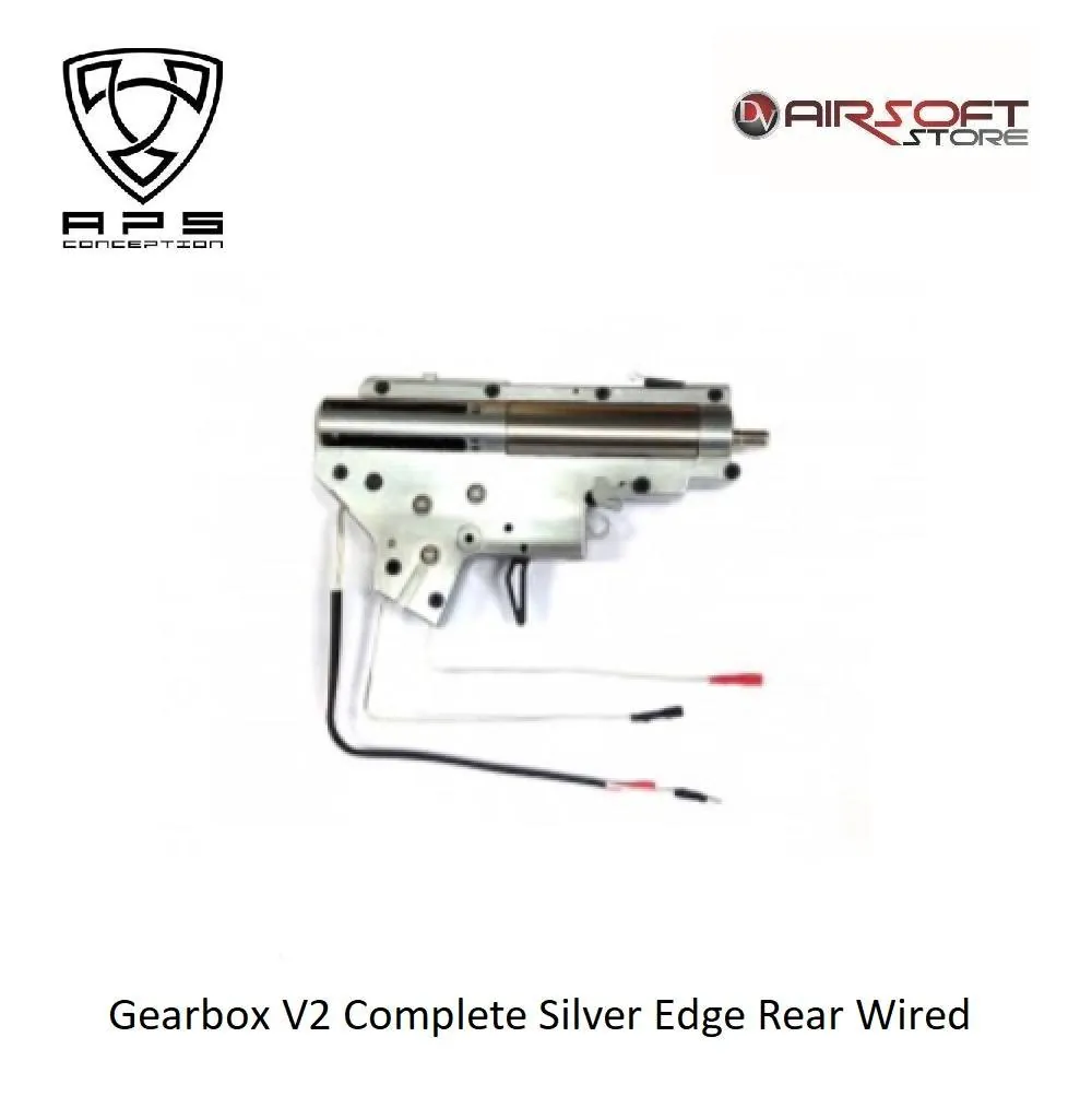 Gearbox V2 Complete Silver Edge Rear Wired