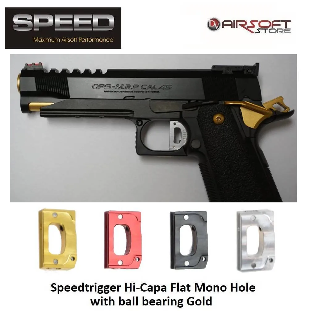TM Hi-Capa ball bearing trigger Mono Hole (flat)