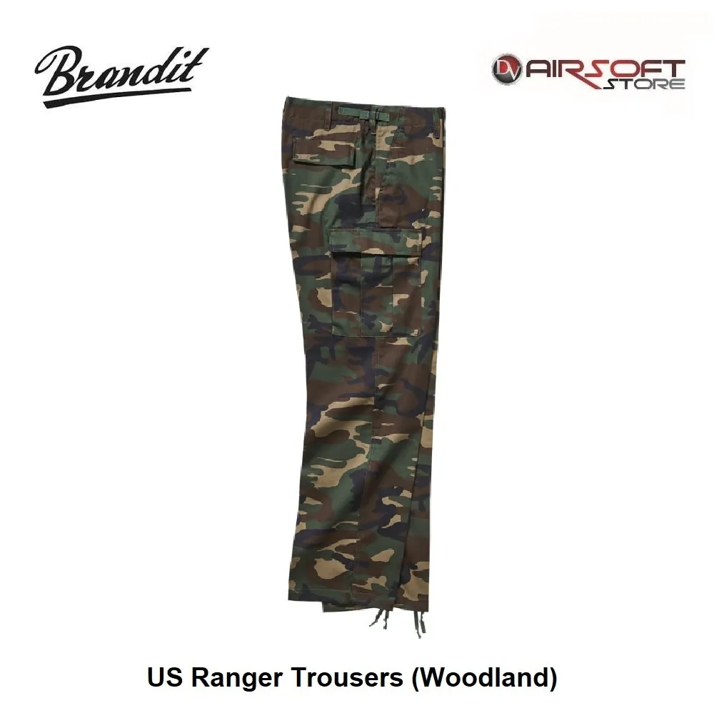 [2100000037759] US Ranger Trousers (Woodland) (M)