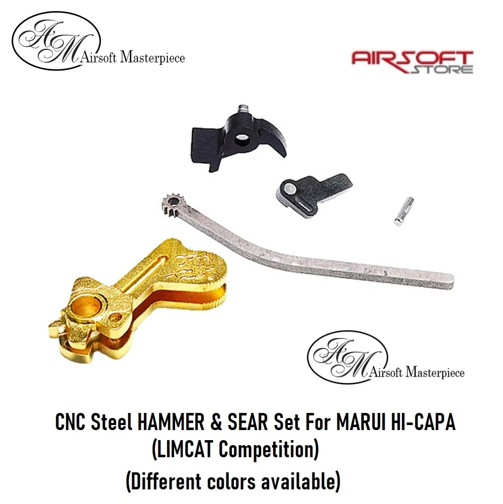 CNC Steel HAMMER & SEAR SET For MARUI HI-CAPA (LIMCAT Competition)