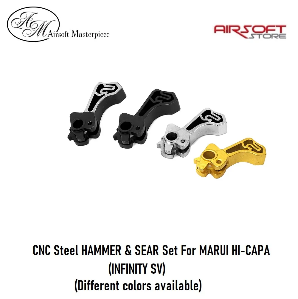 CNC Steel HAMMER & SEAR SET For MARUI HI-CAPA (INFINITY SV)
