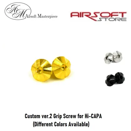 [2100000046027] Custom ver.2 Grip Screw for Hi-CAPA (Black)