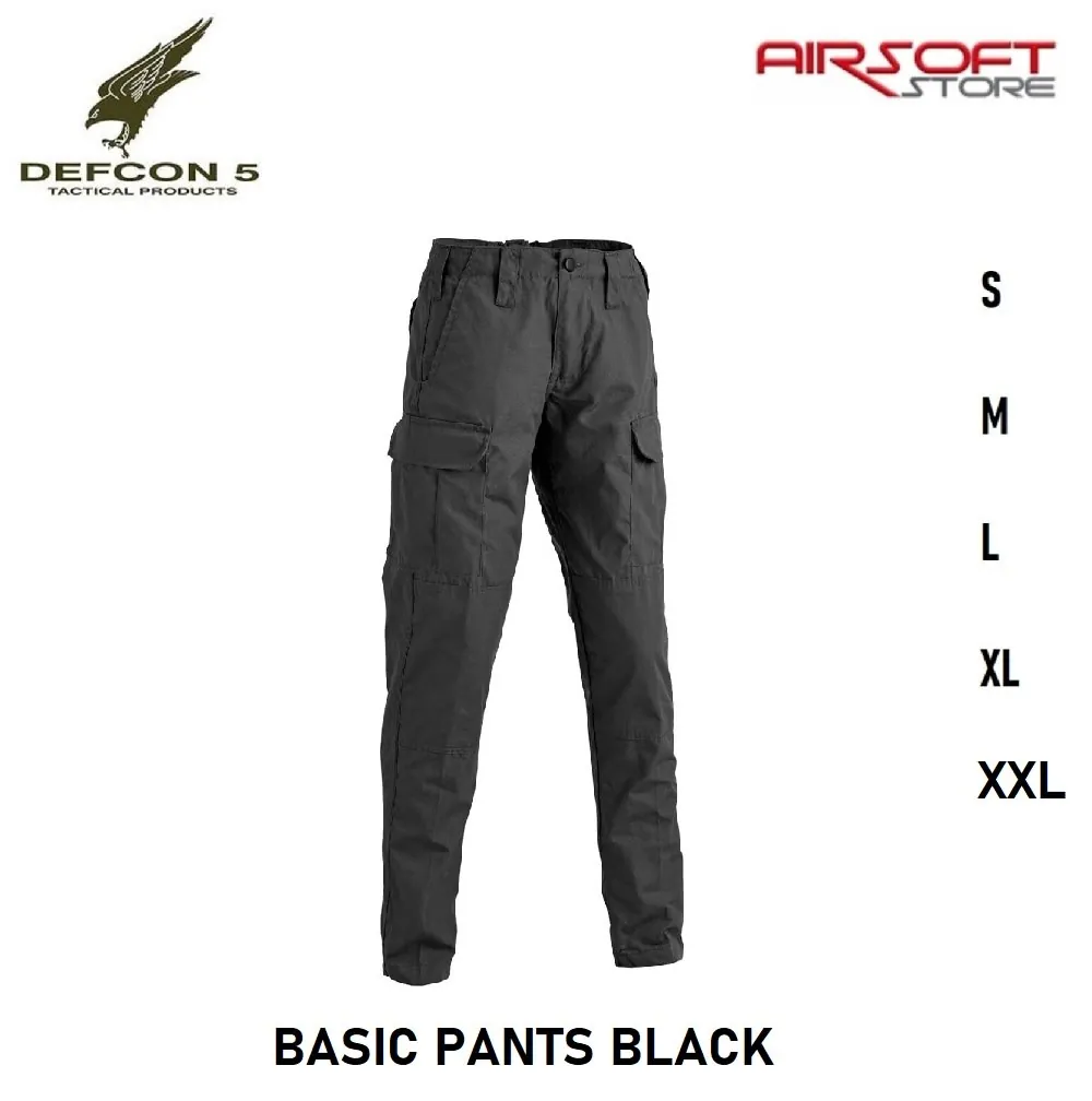 [2100000050727] BASIC PANTS BLACK (M)