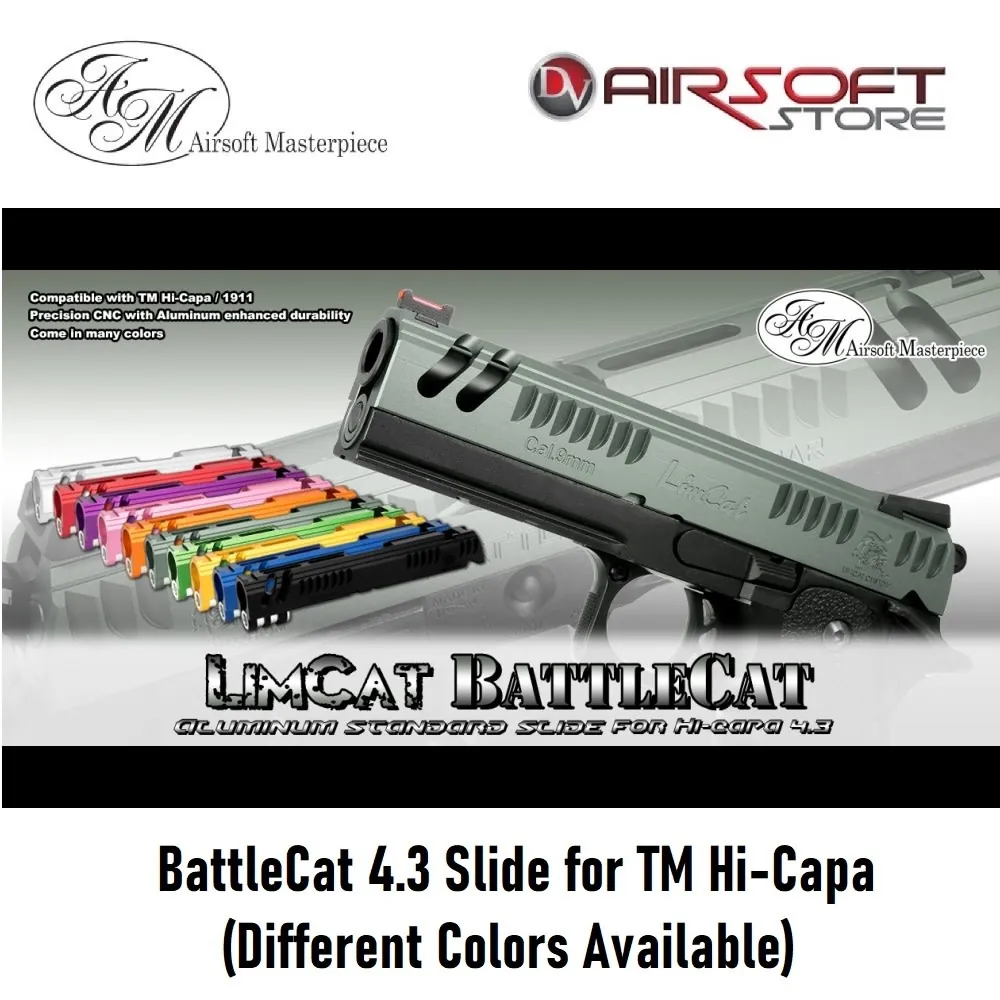 [2100000052059] BattleCat 4.3 Slide for TM Hi-Capa (Black)