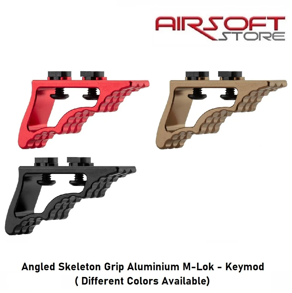 Angled Skeleton Grip Aluminium M-Lok - Keymod
