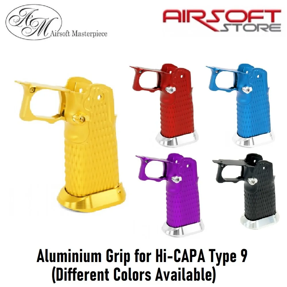 [2100000053377] Aluminium Grip for Hi-CAPA Type 9 (Gold)