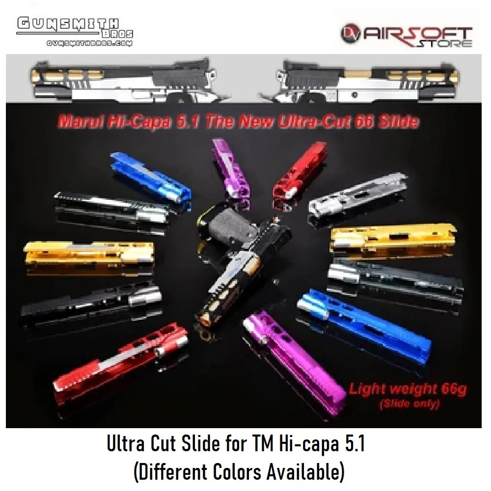 [2100000054701] Ultra Cut Slide for TM Hi-capa 5.1 (Black)