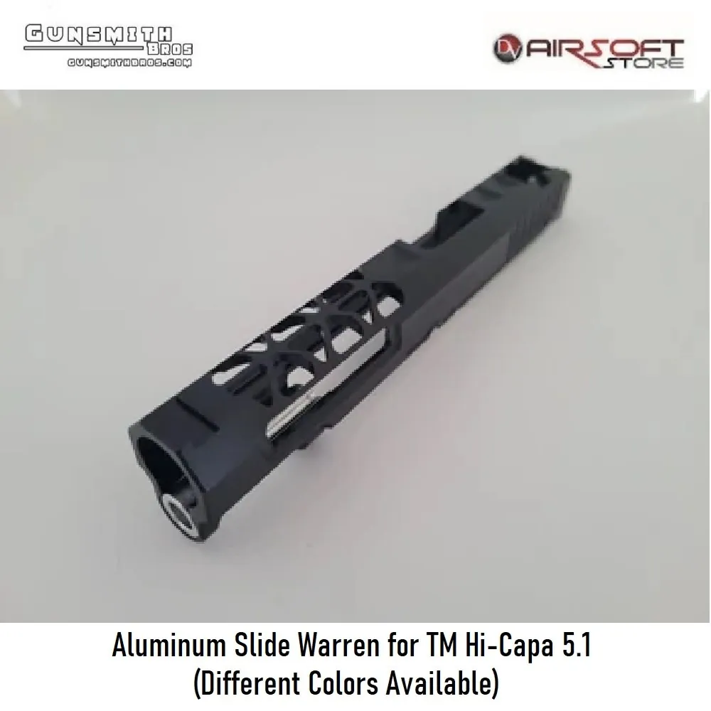 [2100000054831] Aluminium Slide Warren for TM Hi-Capa 5.1 (Black)