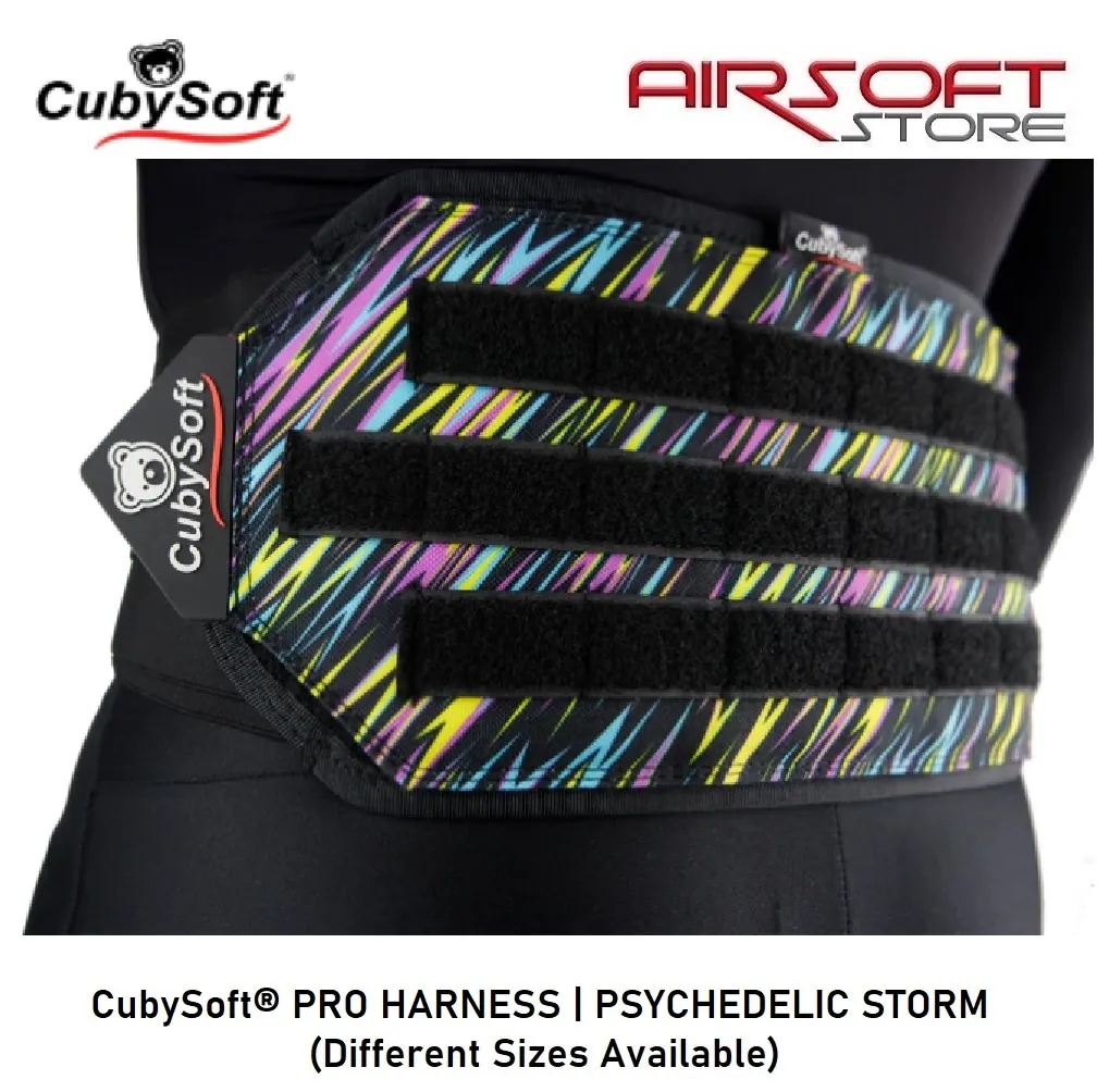 [2100000059096] PRO HARNESS | PSYCHEDELIC STORM (S/M (75cm-110cm waist))