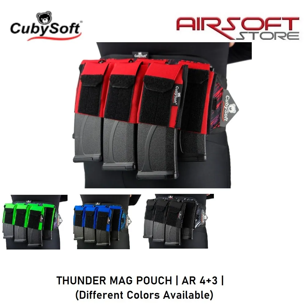 [2100000059300] THUNDER MAG POUCH | AR 4+3 | (Black)