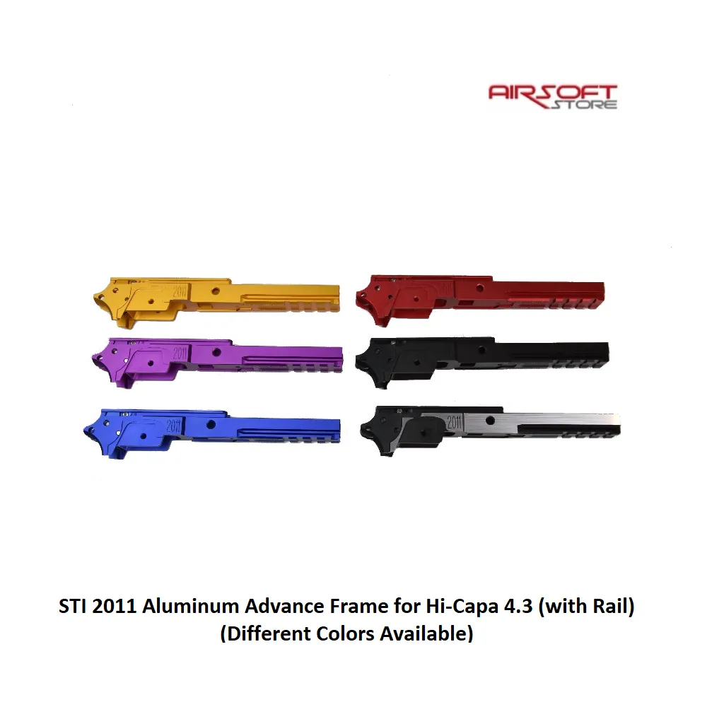[2100000060528] STI 2011 Aluminum Advance Frame for Hi-Capa 4.3 (with Rail) (Black)