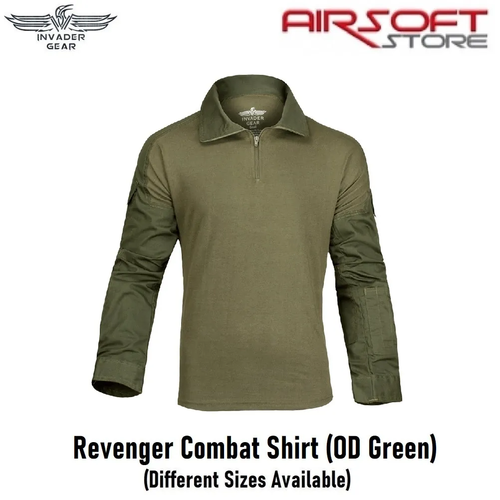 [2100000065059] Revenger Combat Shirt (OD Green) (S)