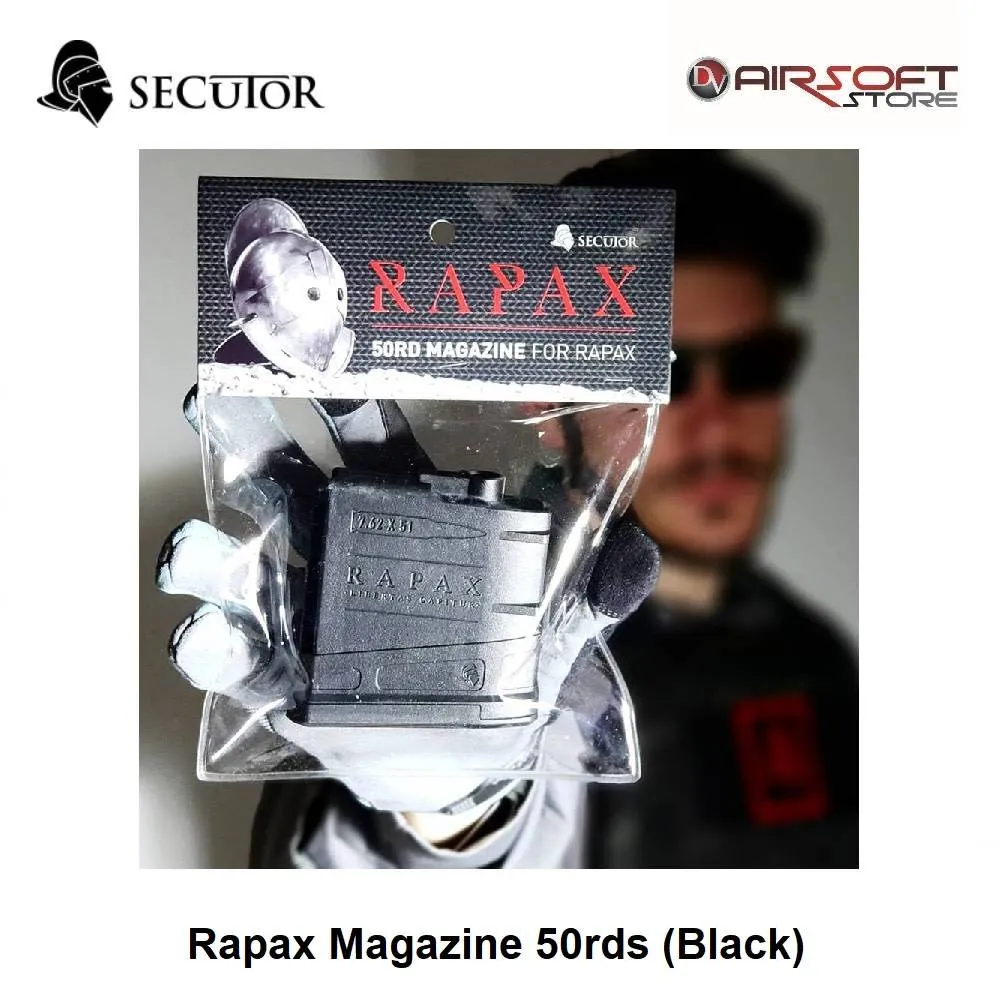 [2100000033294] Rapax Magazine 50rds (Black)