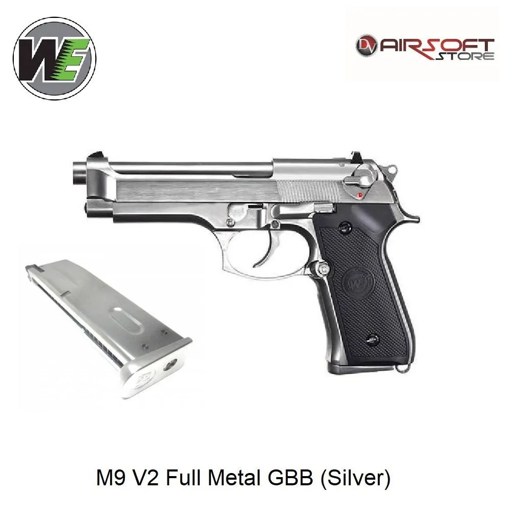 [2100000033690] M9 V2 Full Metal GBB (Silver)