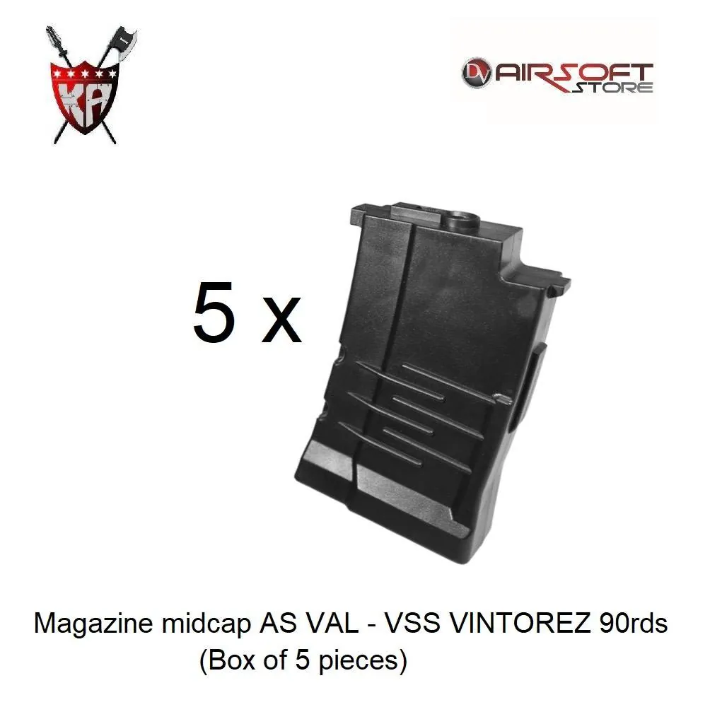[2100000033768] Magazine midcap AS VAL - VSS VINTOREZ 90rds (box of 5)