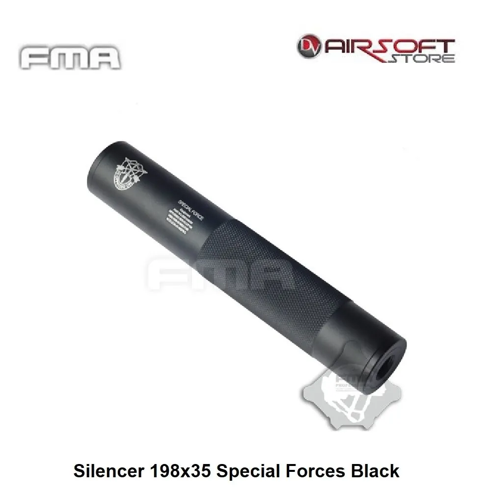 [2100000033935] Silencer 198x35 Special Forces Black