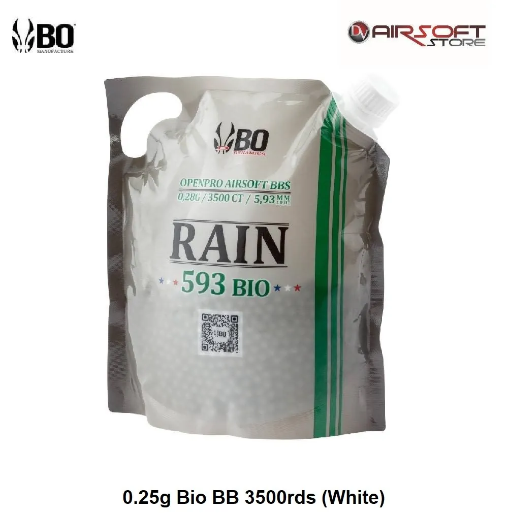 [2100000034604] 0.25g Bio BB 3500rds (White)