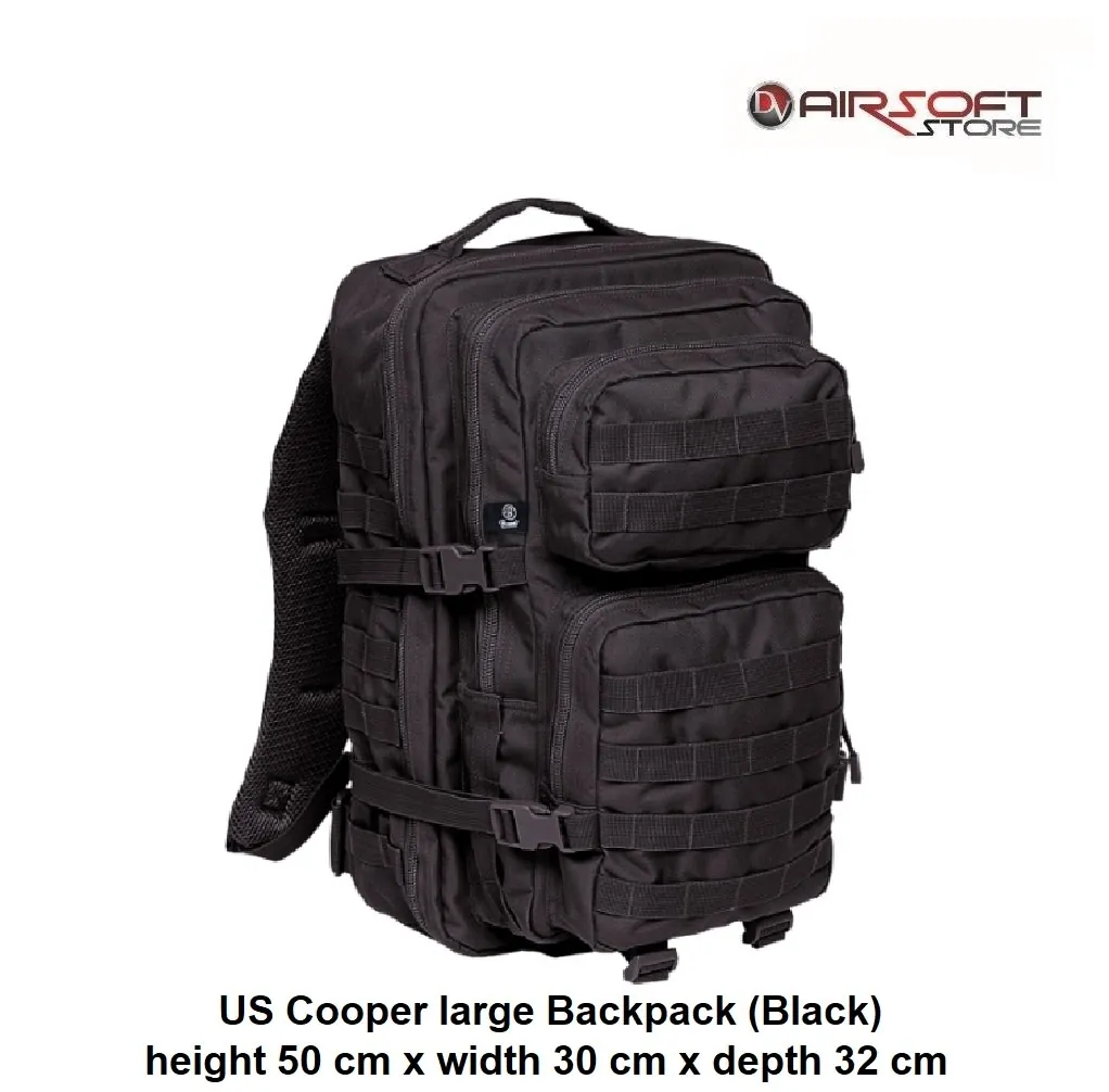 [2100000034741] US Cooper large Backpack (Black)