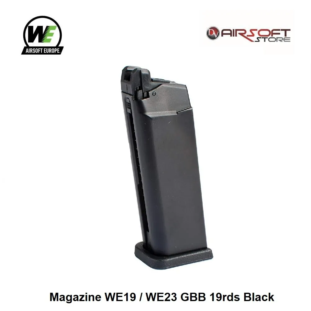 [2100000034772] Magazine WE19 / WE23 GBB 19rds Black