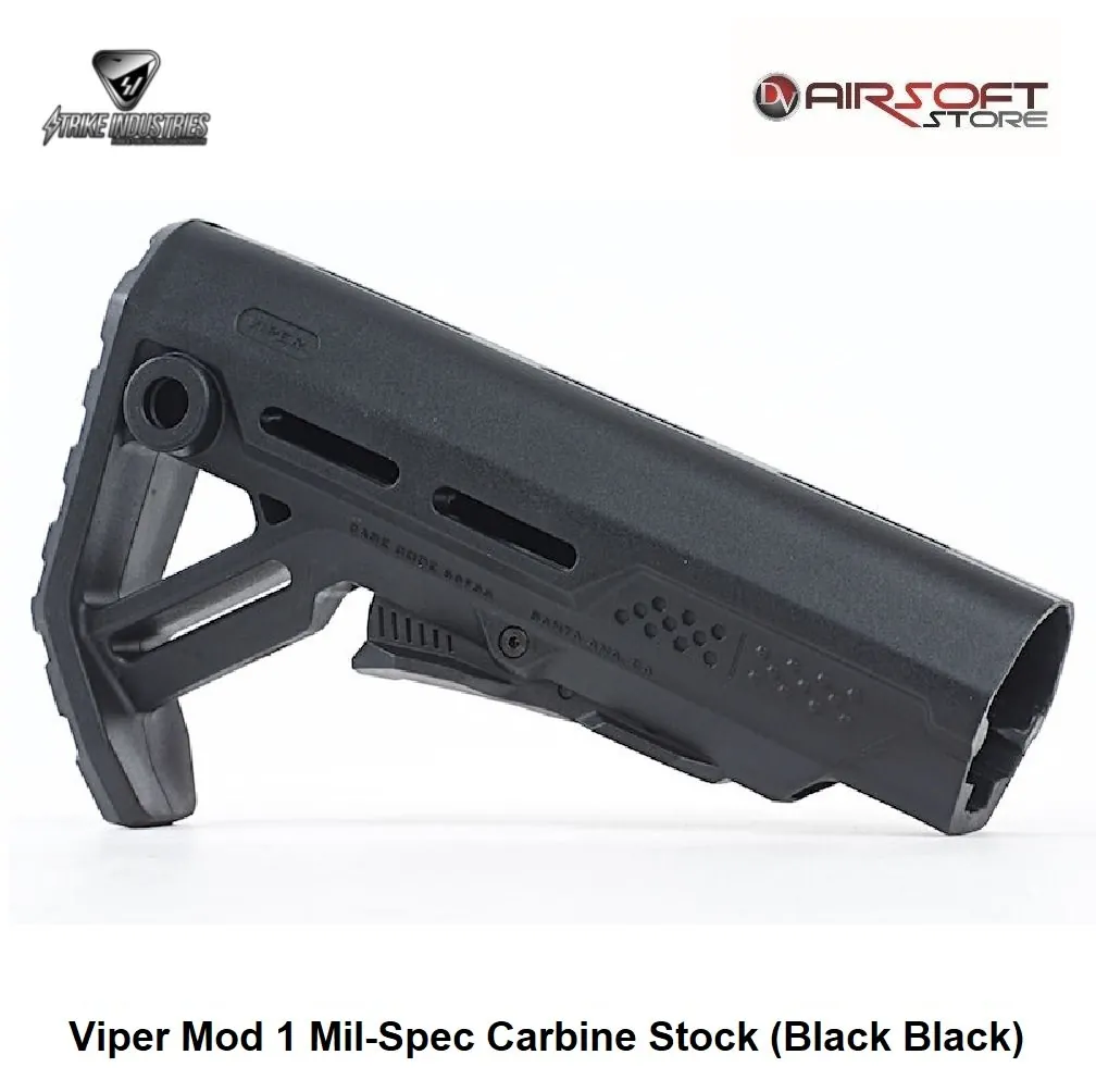 Viper Mod 1 Mil-Spec Carbine Stock (Black Black)
