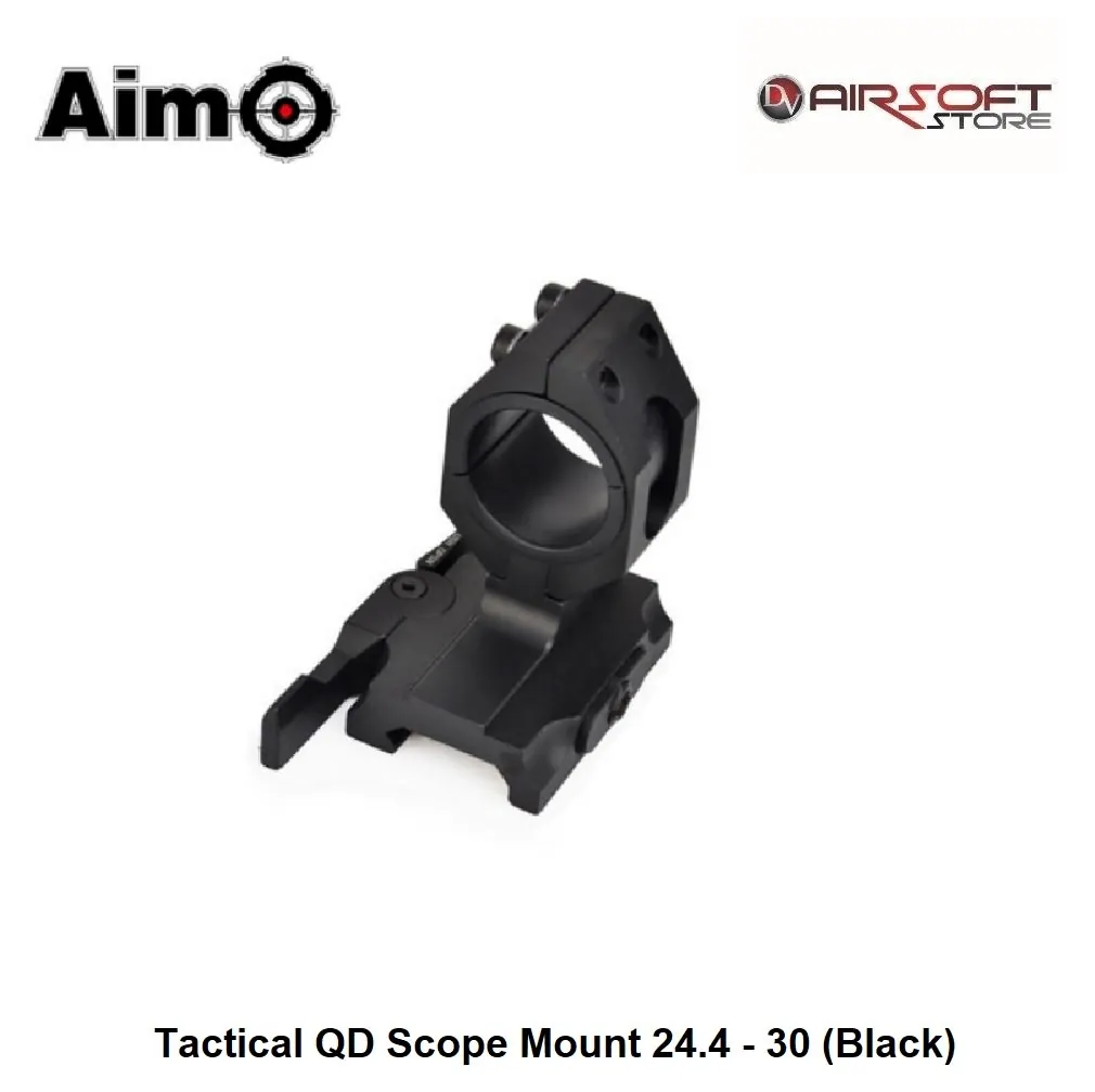 [2100000034963] Tactical QD Scope Mount 24.4 - 30 (Black)