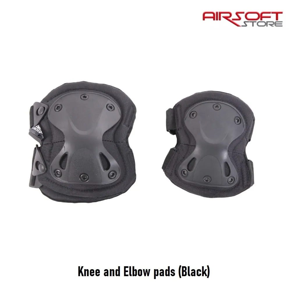[2100000035403] Knee and Elbow pads (Black)