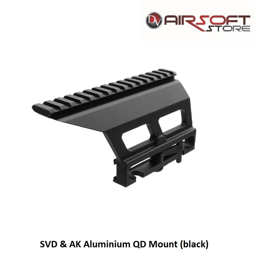 SVD & AK Aluminium QD Mount (black)