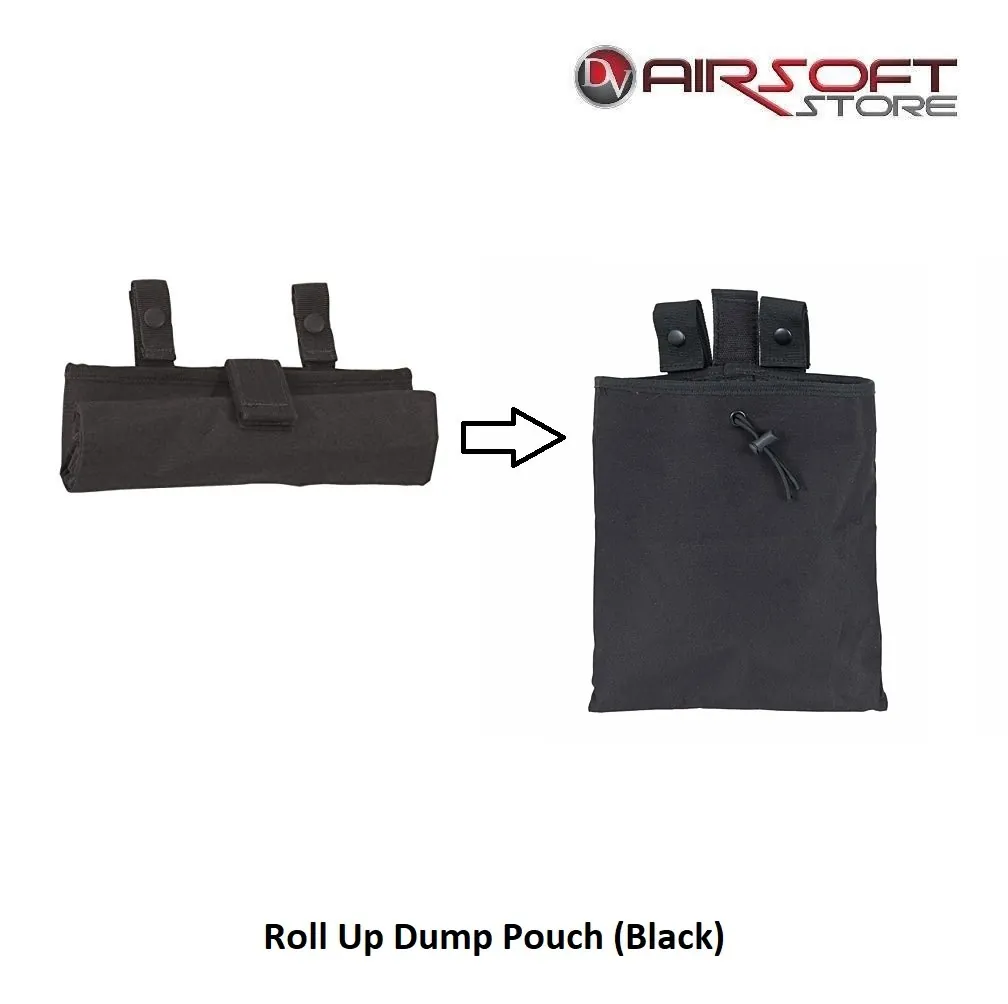 [2100000035762] Roll Up Dump Pouch (Black)