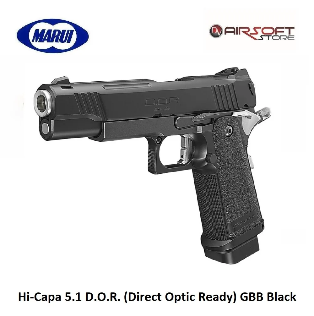[2100000036004] Hi-Capa 5.1 D.O.R. (Direct Optic Ready) GBB Black
