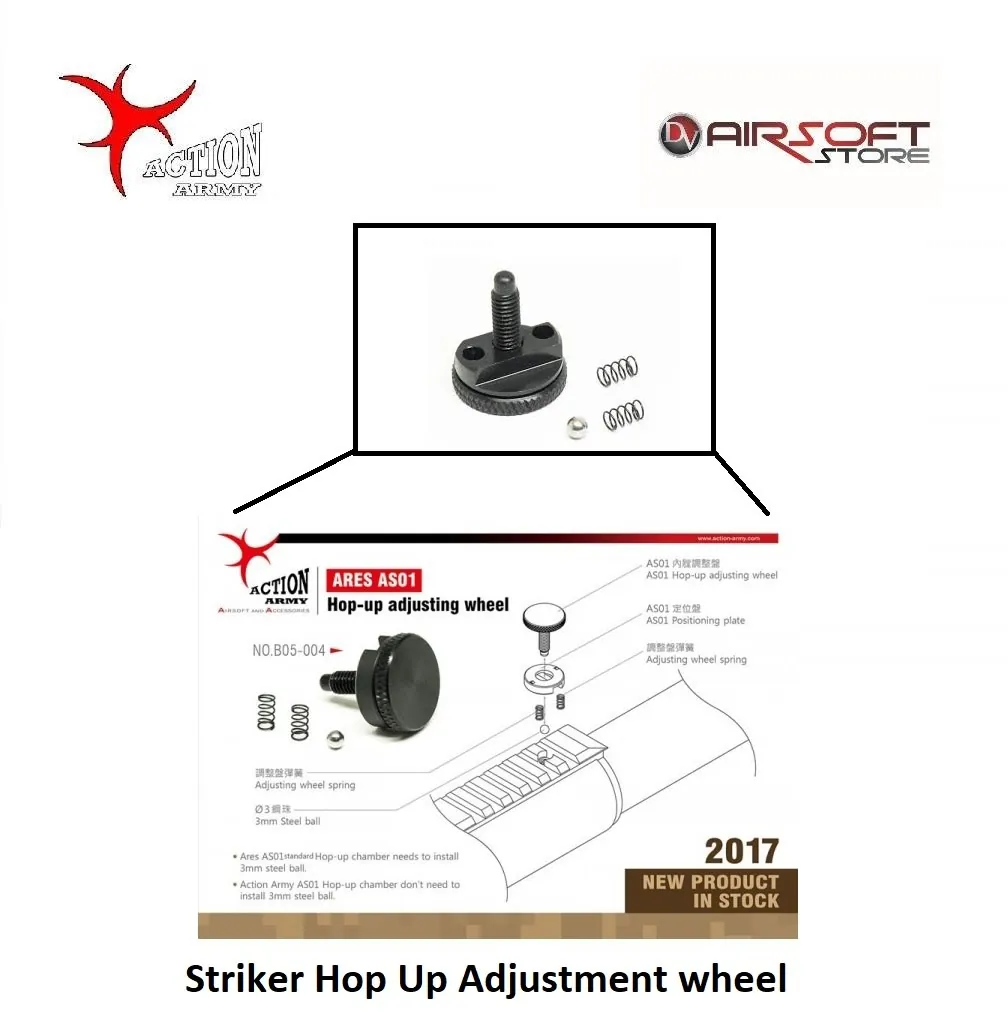 [2100000036479] Striker Hop Up Adjustment wheel