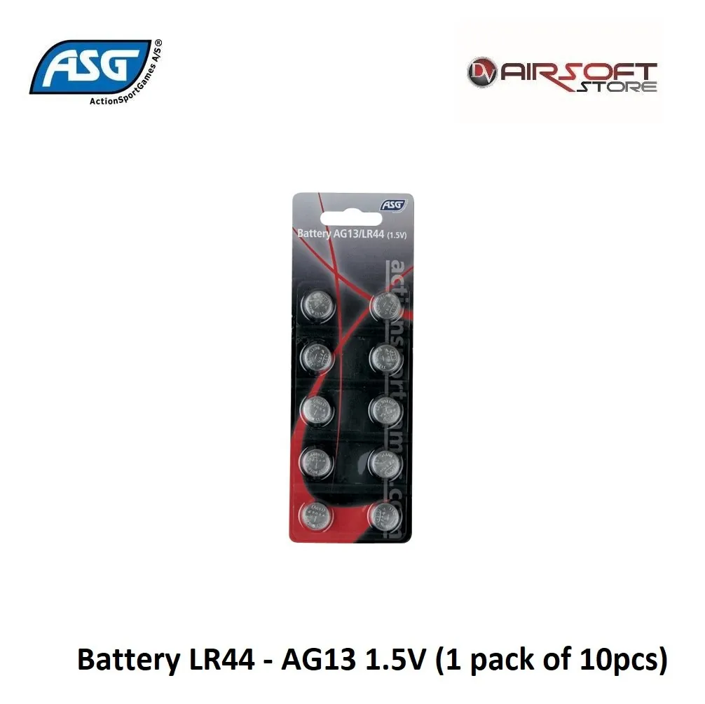 [2100000036769] Battery LR44 - AG13 1.5V (1 pack of 10pcs)