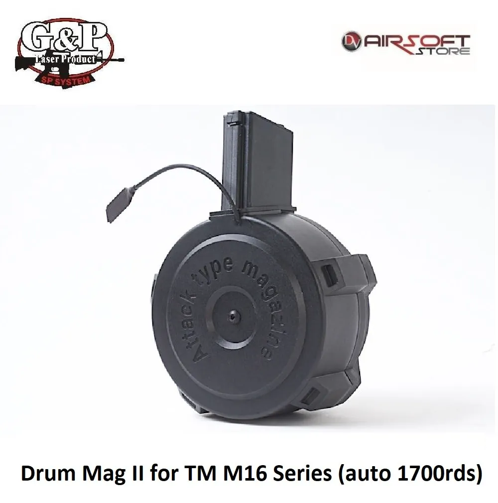 [2100000037063] Drum Mag II for TM M16 Series (auto 1700rds)