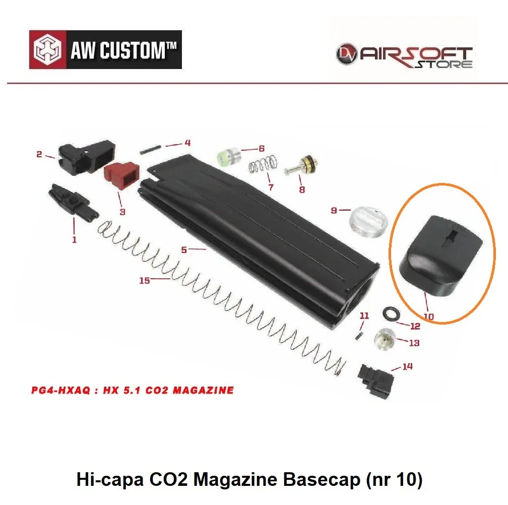 [2100000037506] Hi-capa CO2 Magazine Basecap (nr 10)