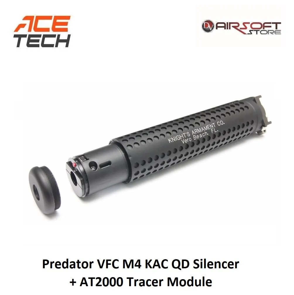Predator VFC M4 KAC QD Silencer + AT2000 Tracer Module