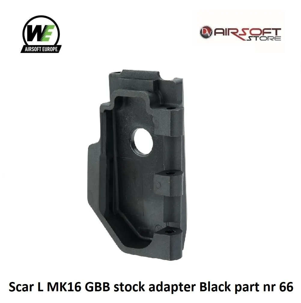 [2100000038695] Scar L MK16 GBB stock adapter Black part nr 66