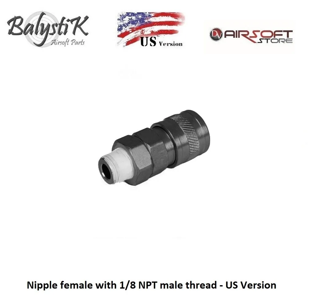 [2100000038879] Nipple female with 1/8 NPT male thread - US Version