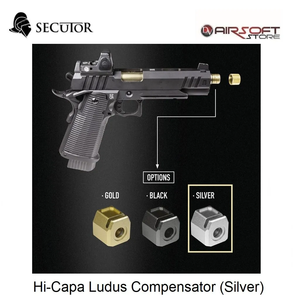 [2100000038961] Hi-Capa Ludus Compensator (Silver)