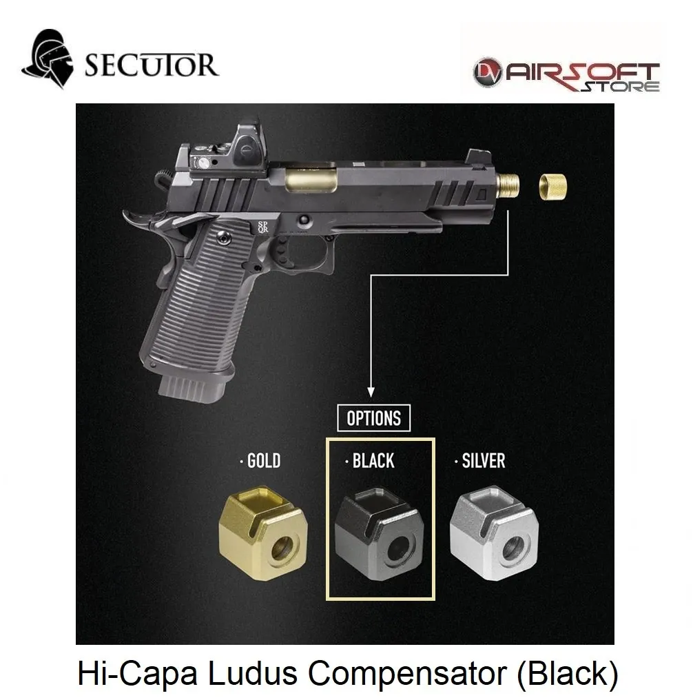 Hi-Capa Ludus Compensator (Black)