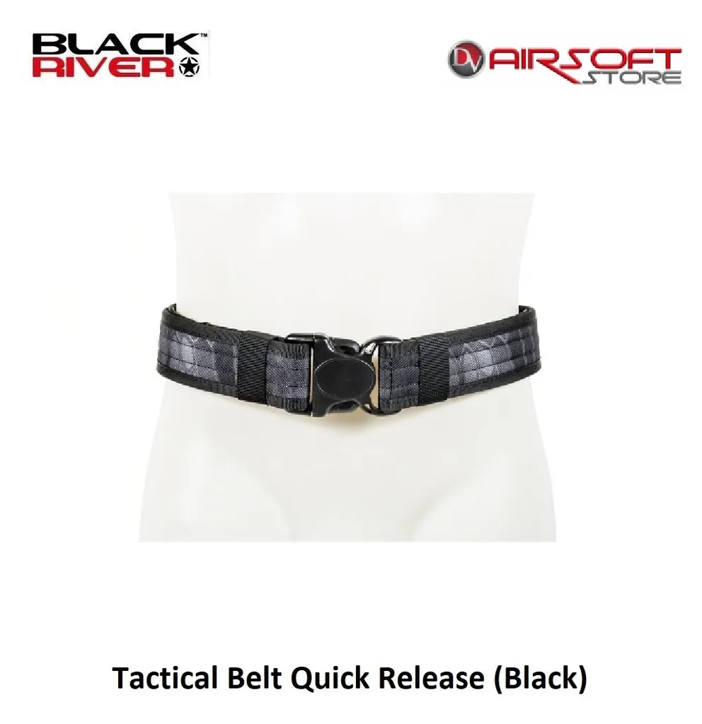 [2100000039210] Tactical Belt Quick Release (Black)