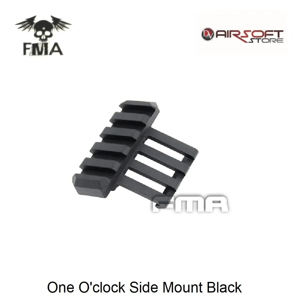 One O'clock Offset Side Mount Blackck