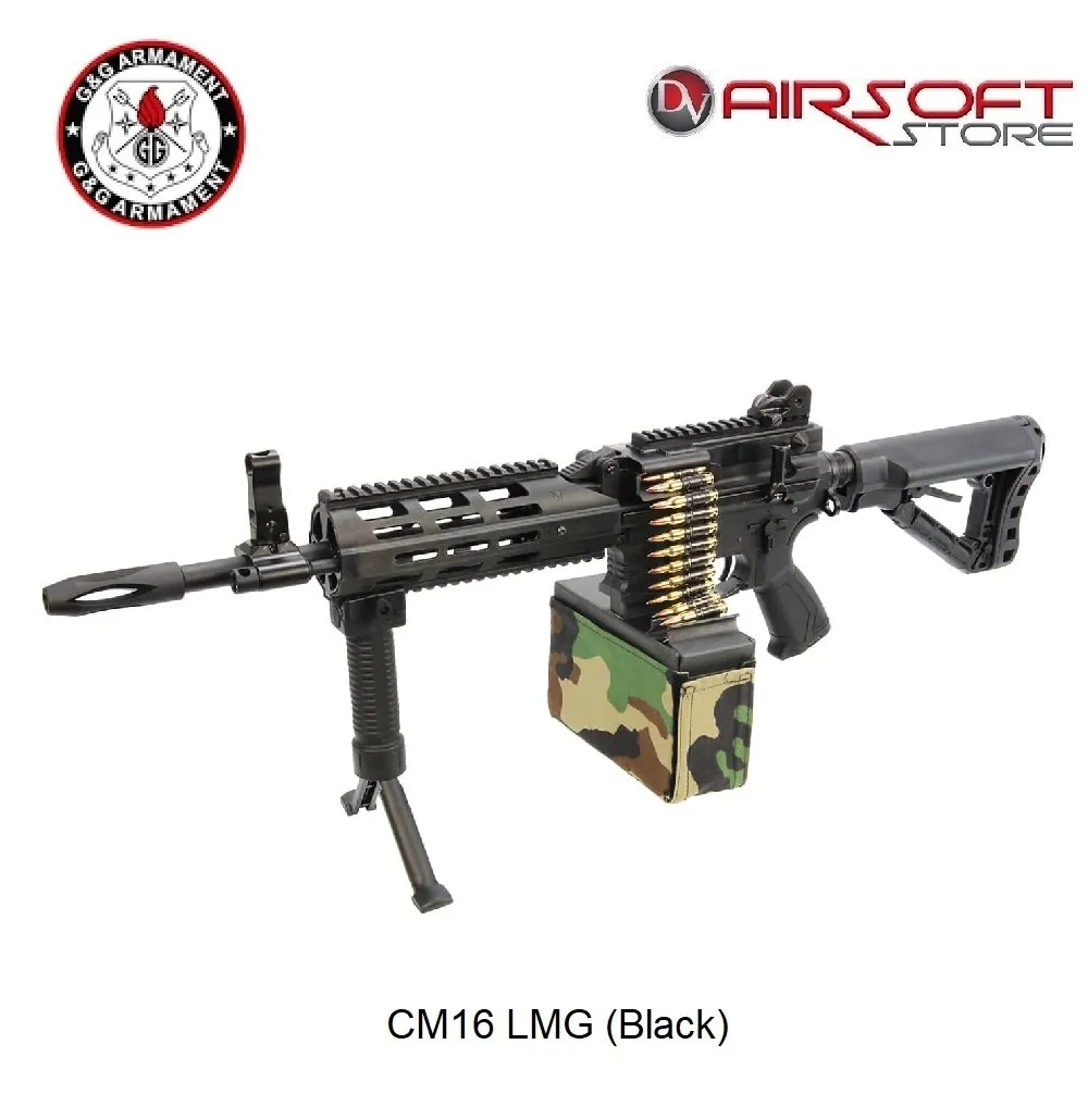 [2100000039340] CM16 LMG (Black)