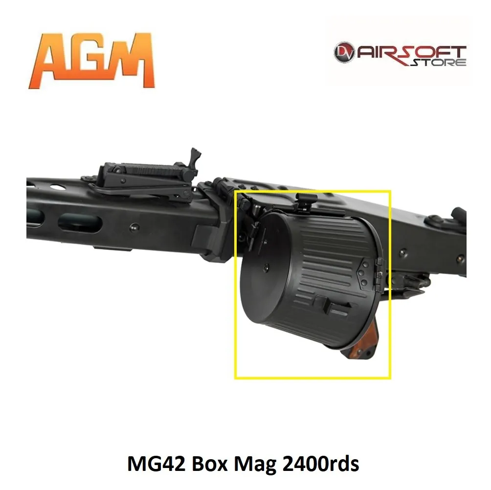 [2100000039456] MG42 Box Drum Mag 2400rds