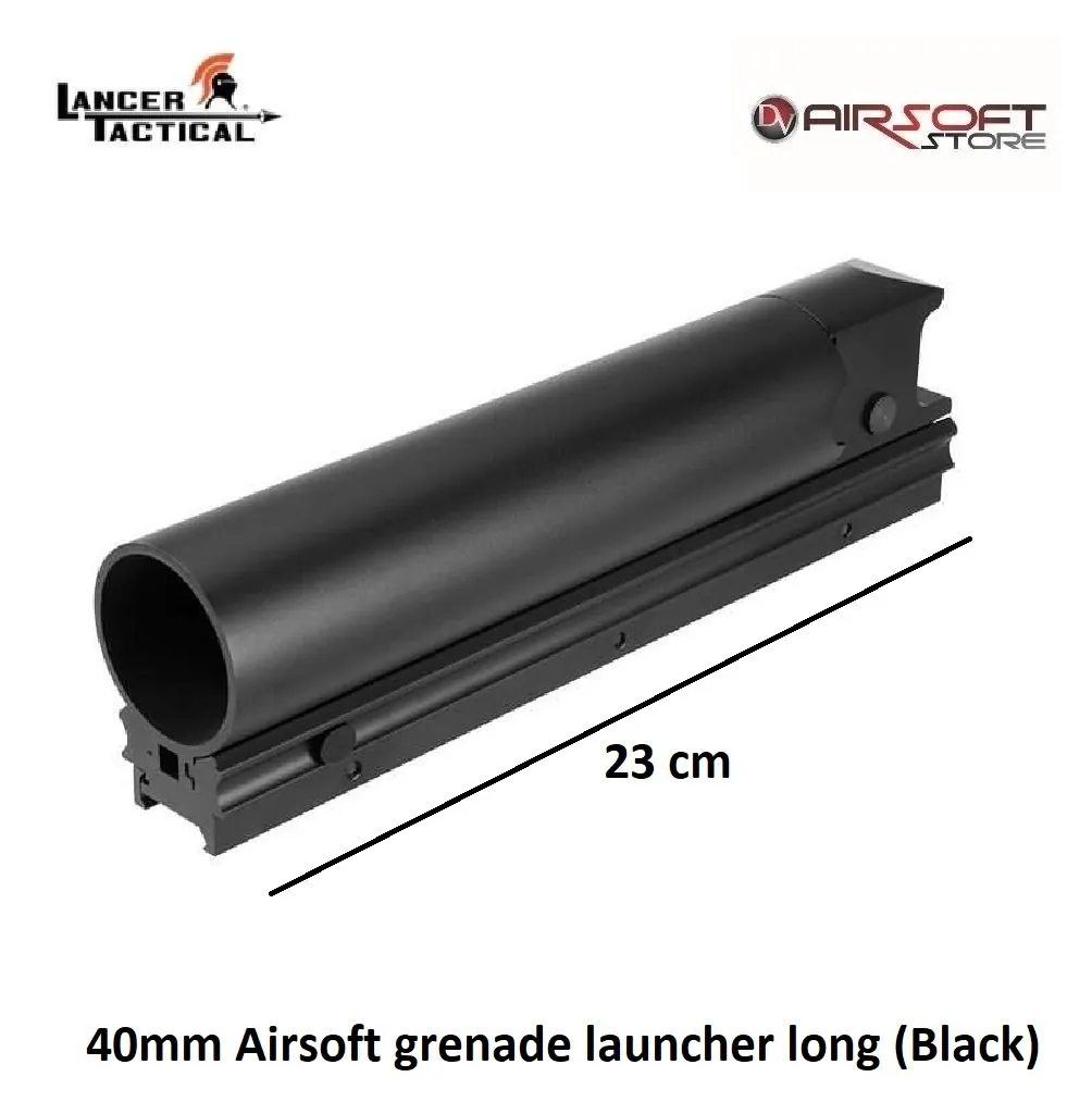 40mm Airsoft grenade launcher long (Black)