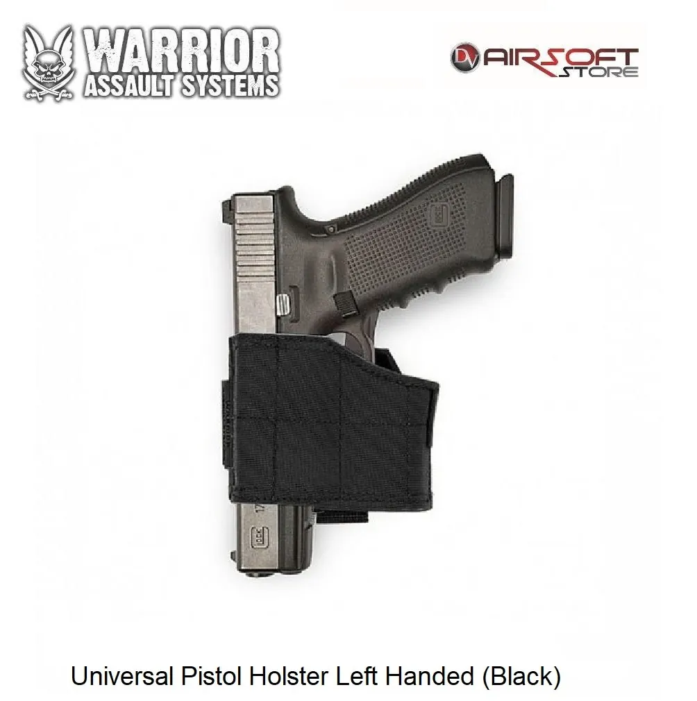 [2100000039630] Universal Pistol Holster Left Handed (Black)