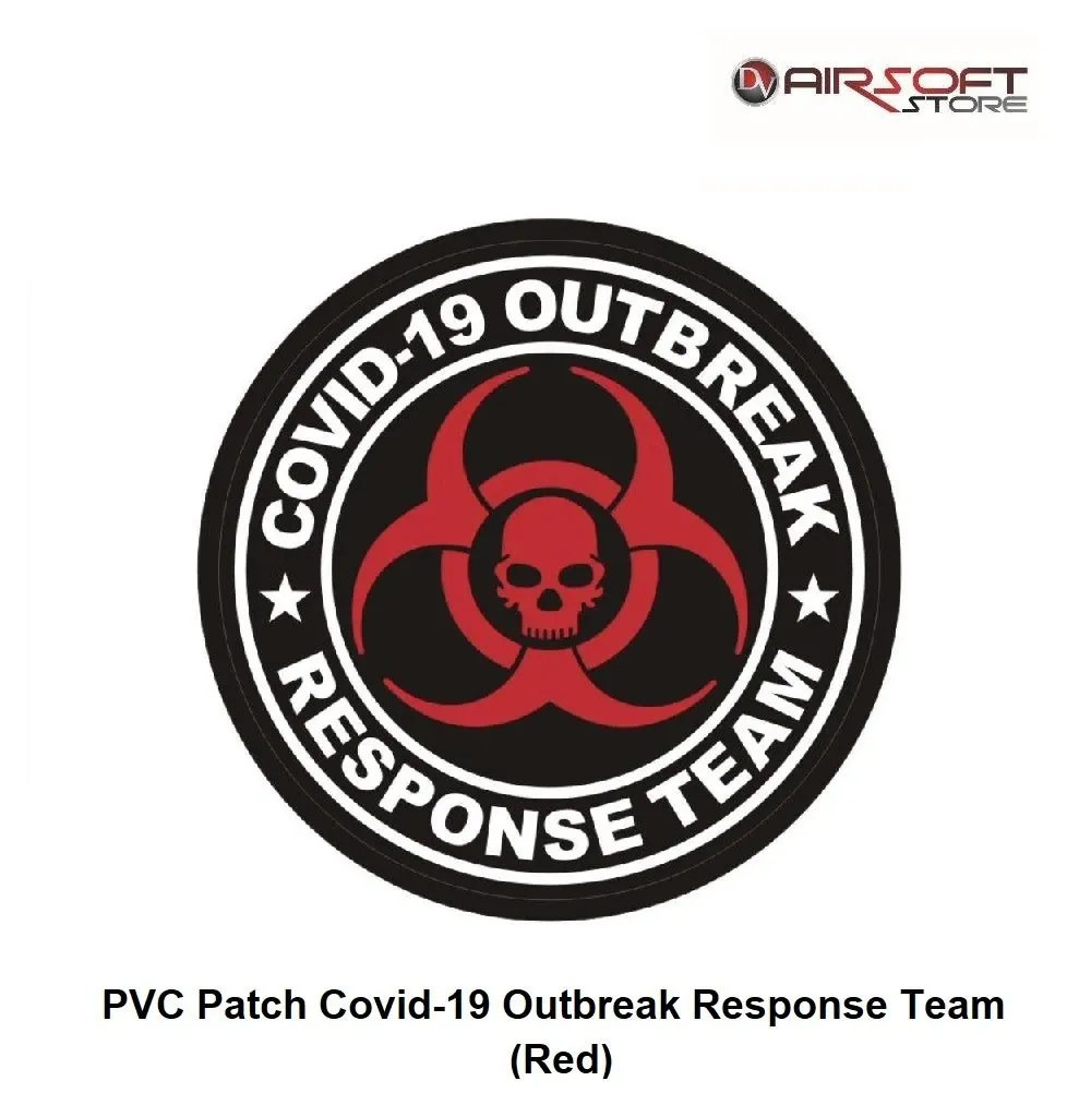 [2100000040124] PVC Patch Covid-19 Outbreak Response Team (Red)